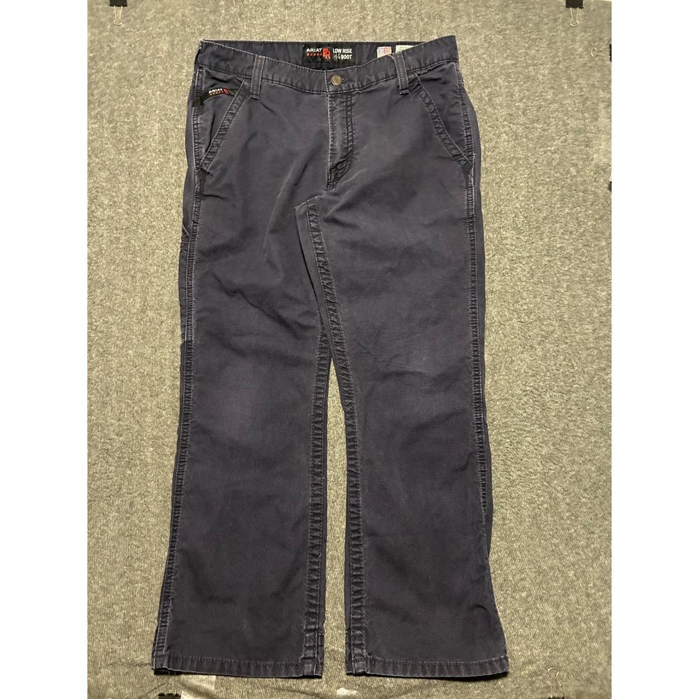 Ariat fr low rise bootcut jeans pants workwear fit 35X30 (tag 34X30) blue
